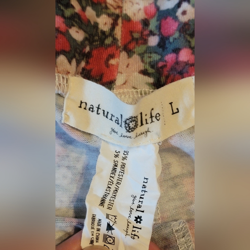 NATURAL LIFE Multi Color Blooms Wide Leg Pants💗 Note Inset Pic💗 - Picture 11 of 11